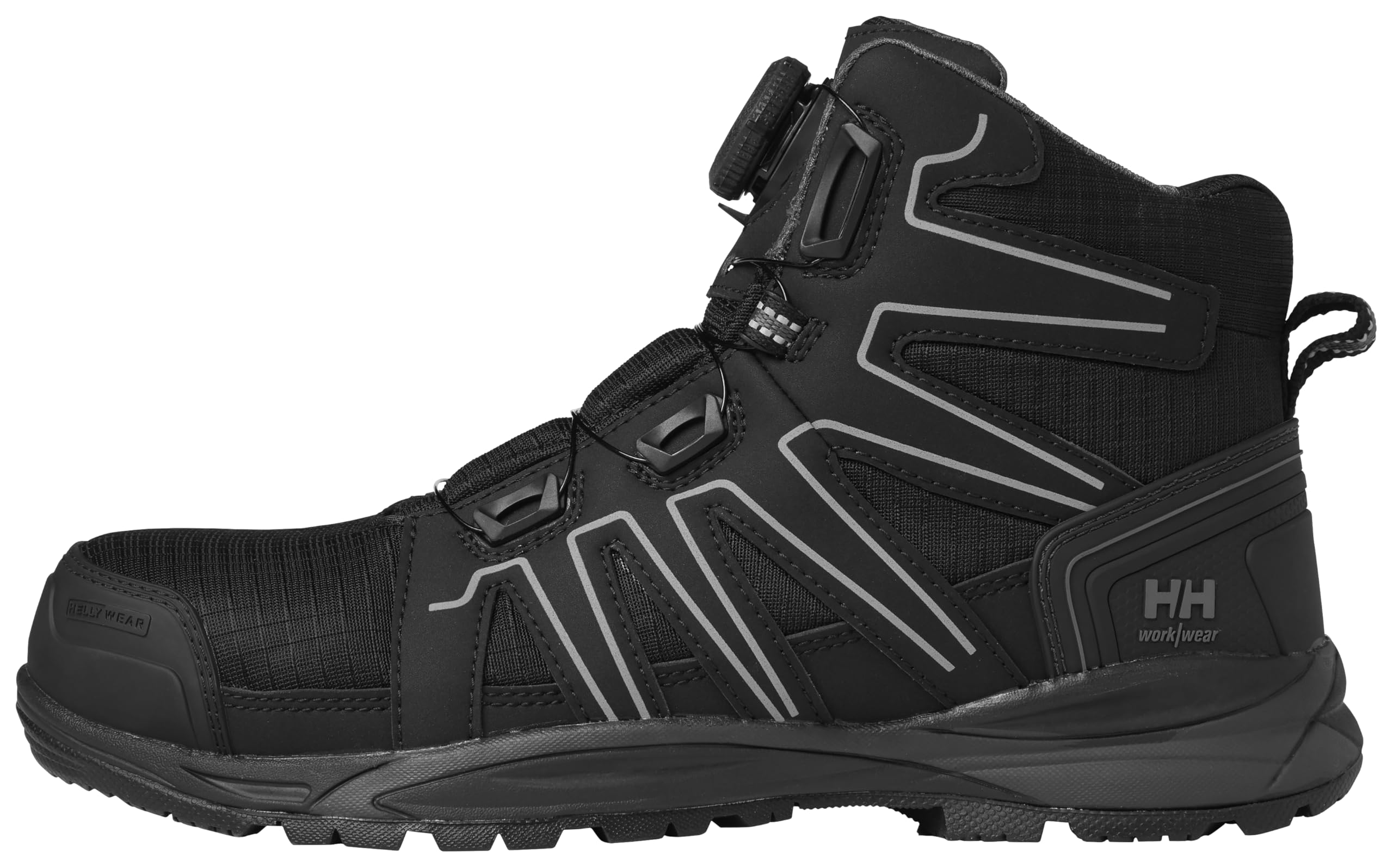 Helly Hansen Workwear Unisexe Bottes de sécurité Manchester Mid Boa S3S, Noir, 41