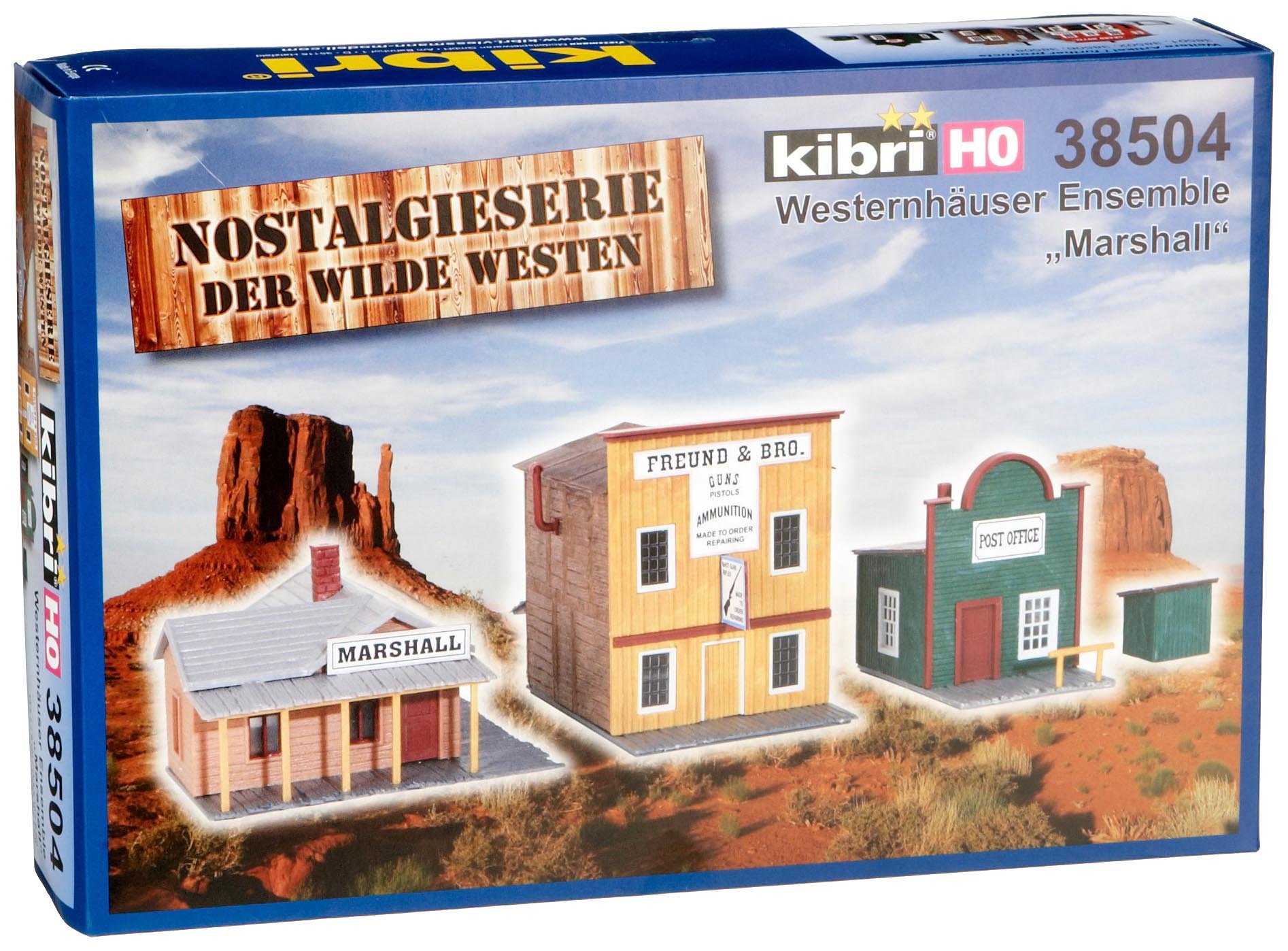 Kibri 38504 – H0 Western Maisons Ensemble Marshall