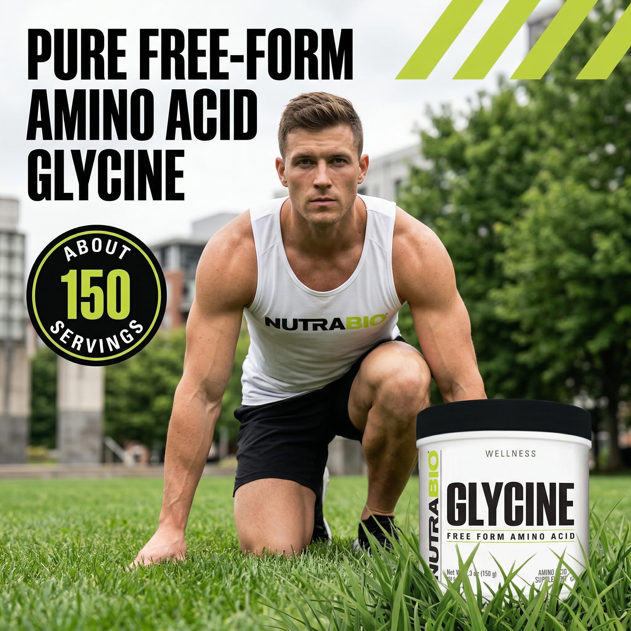 NutraBio Glycine Powder - Glycine Supplement- Free Form Amino Acid Supplement - 1000mg Serving - 150g, 150 Servings — Amazon image 7