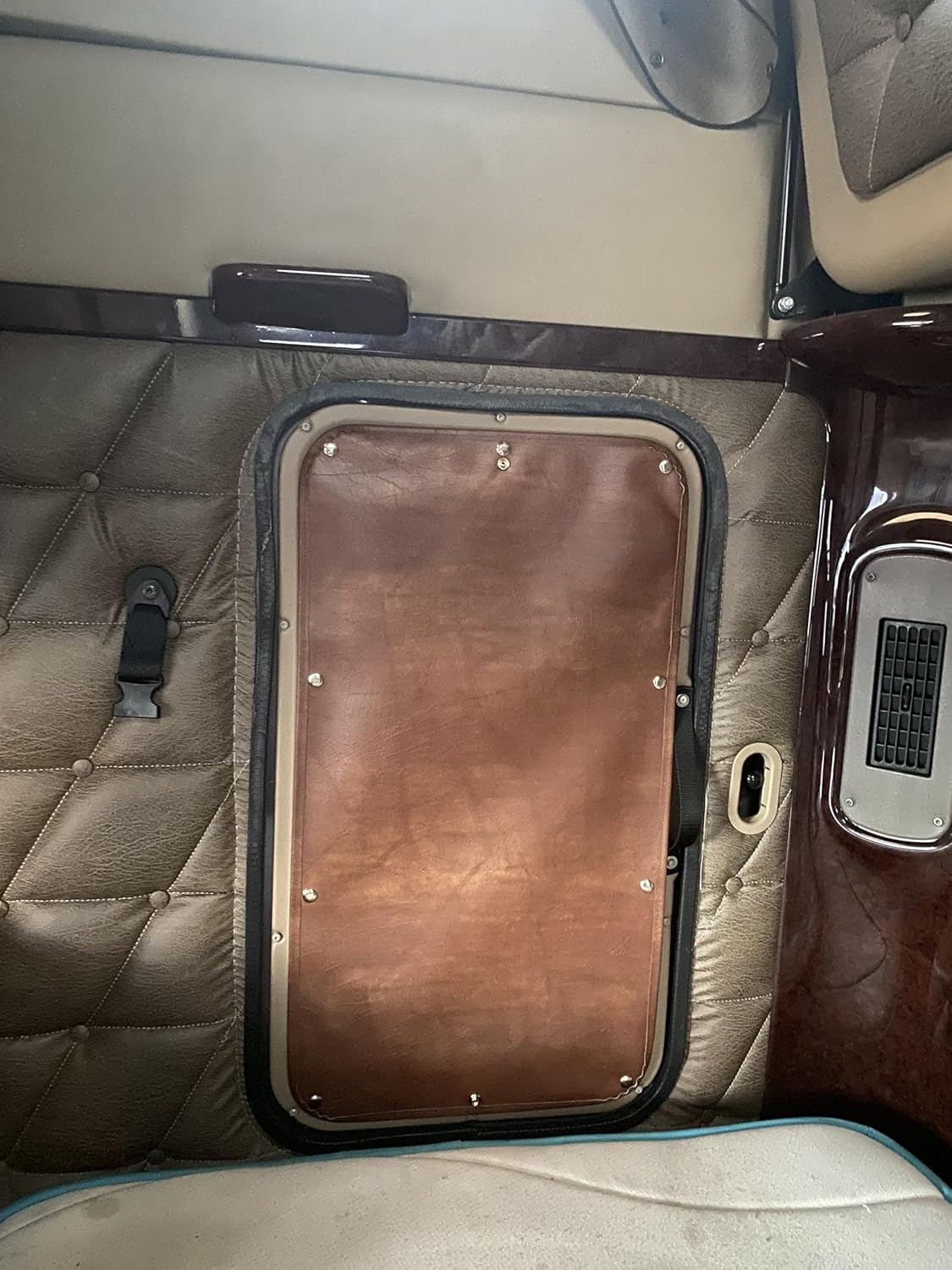 Semi-Truck Curtains Fits for Freightliner Coronado Freightliner Columbia Freightliner Century Sleeper Door Curtain. (Brown)