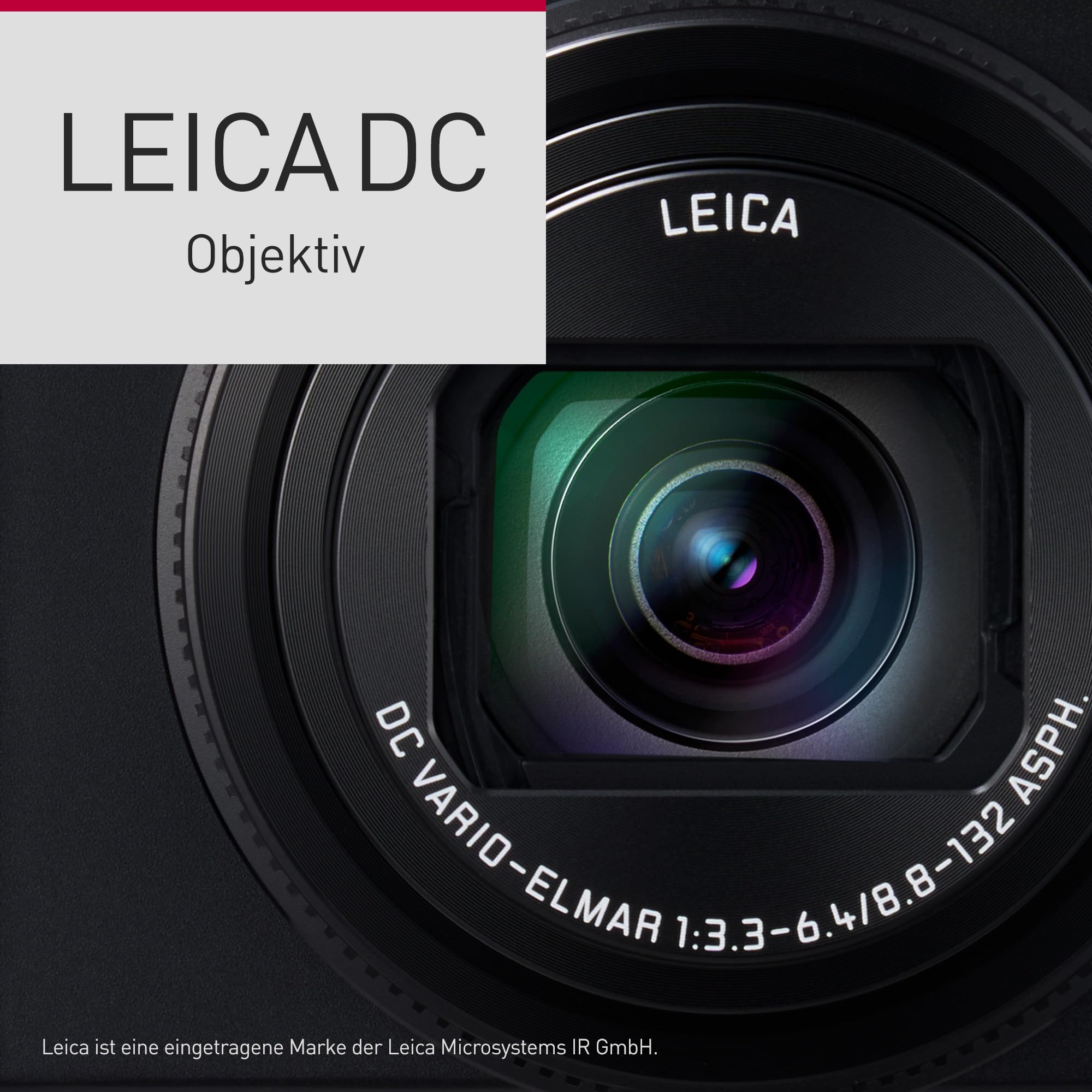 Panasonic LUMIX DC-TZ300E 20,1MP Reisezoom-Kamera, 15x Leica Optisches Zoomobjektiv, 1,0-Typ BSI-Sensor, 4K Video und Foto, 5-Achsen-Stabilisierung, Silber