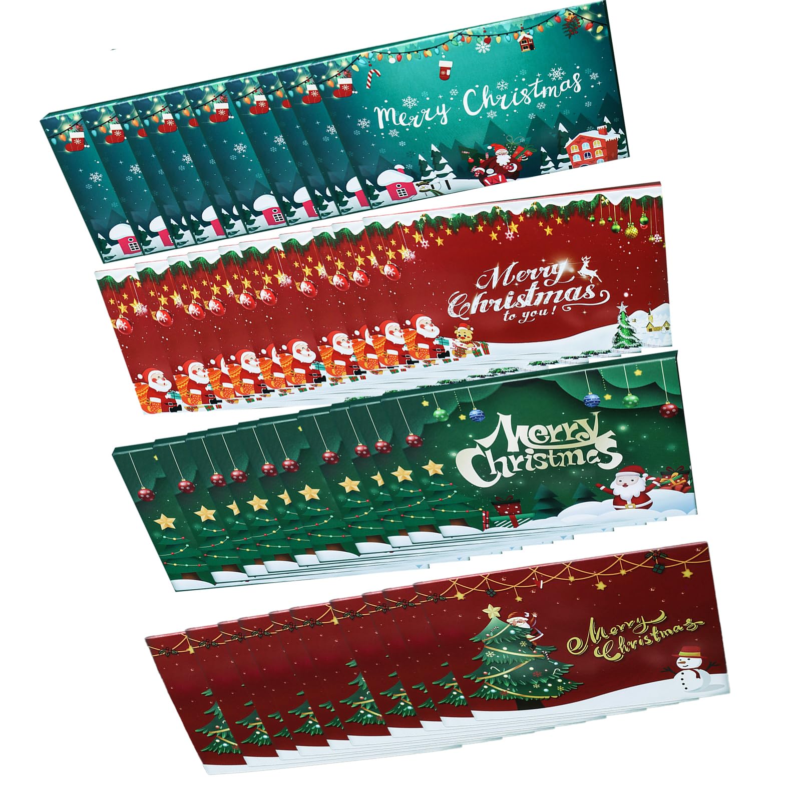 Yhplxyuus Holiday Christmas Card Collection Festival Greeting Card Assortment with Christmas Theme for Share Holiday Spirits Wishes Cards
