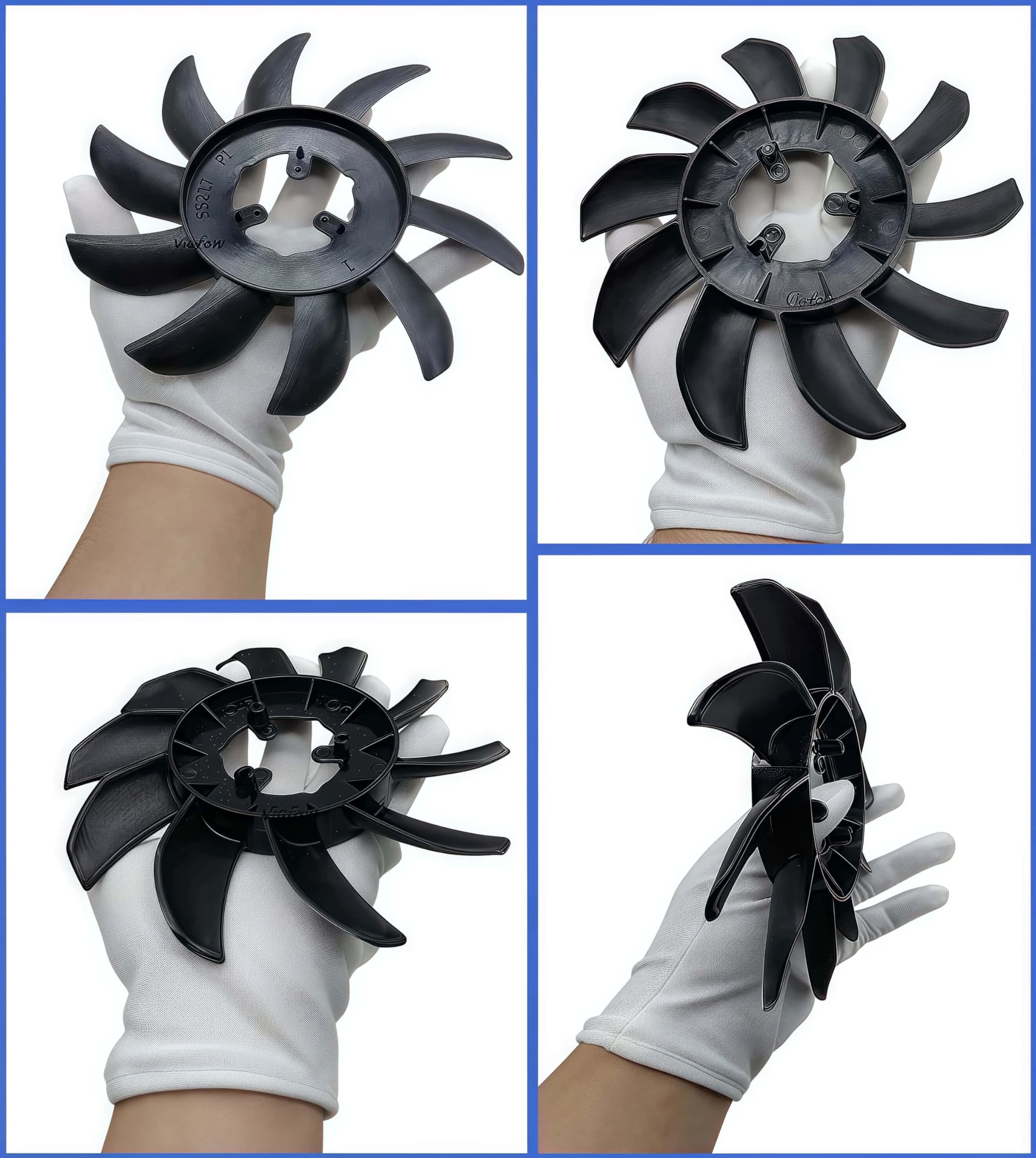 Amazon.com : Viefow Lawn Mower 10 Blade Transmission Fan 55217 for