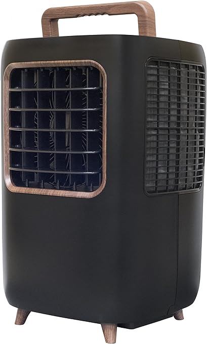 Amazon Co Jp 工事不要 山善 スポットクーラー コンパクトクーラー 冷風 ドライ 送風 除湿量5 0l 冷風2段階 送風3段階 切タイマー 排熱ダクト付き 左右オートルーバー搭載 ブラック Yec M03 B ホーム キッチン