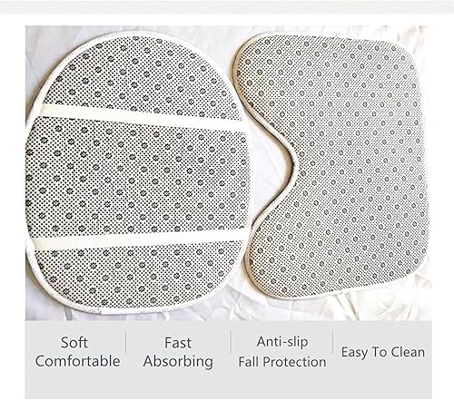 Miniatura 8 de Juego de cortinas de ducha de Halloween, fantasma espeluznante rosa, 72 x 72 pulgadas, 4 piezas, juegos de accesorios de baño con alfombras