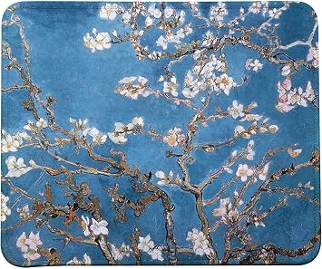 Vincent Van Gogh Impressionist Art Mouse Pad Almond Blossoms