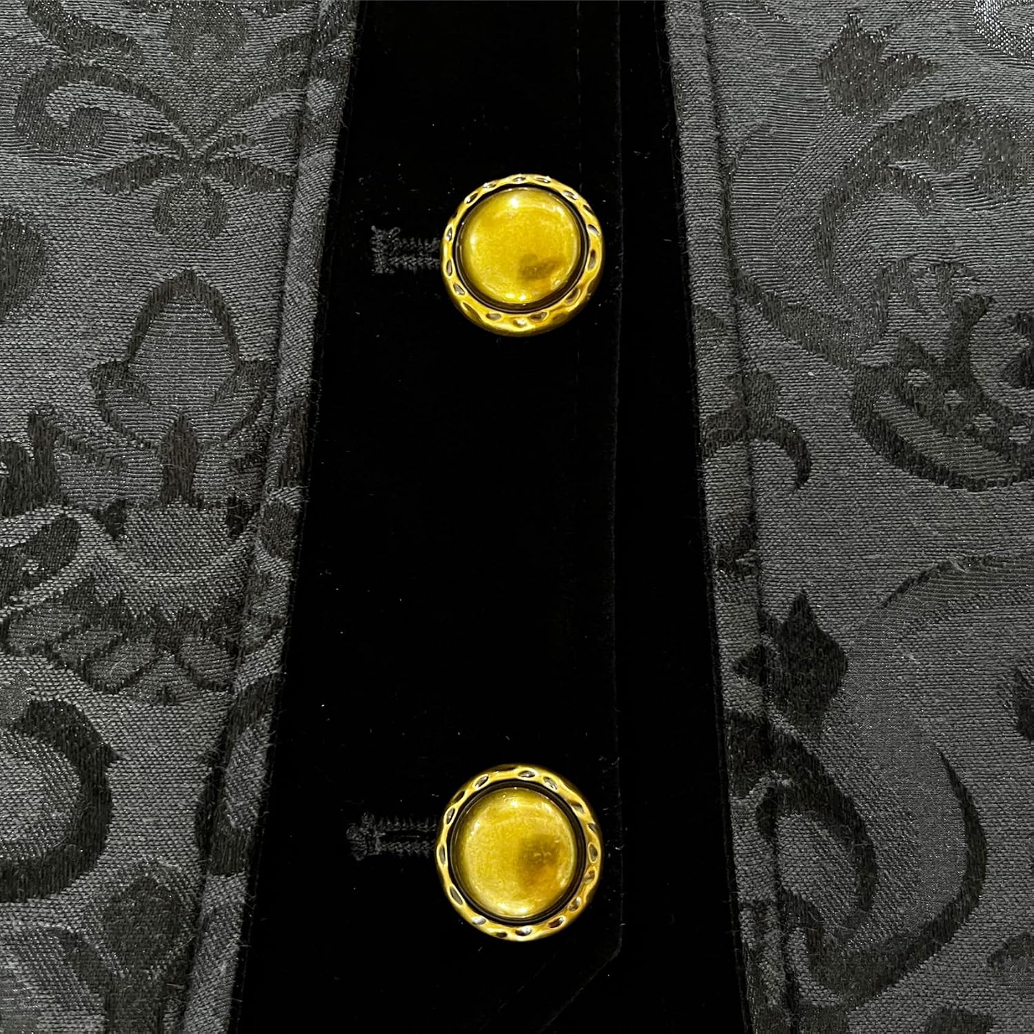 TZMAPU Women's Vintage Long Pirate Jacket Victorian Gothic Steampunk Tailcoat - Image 4