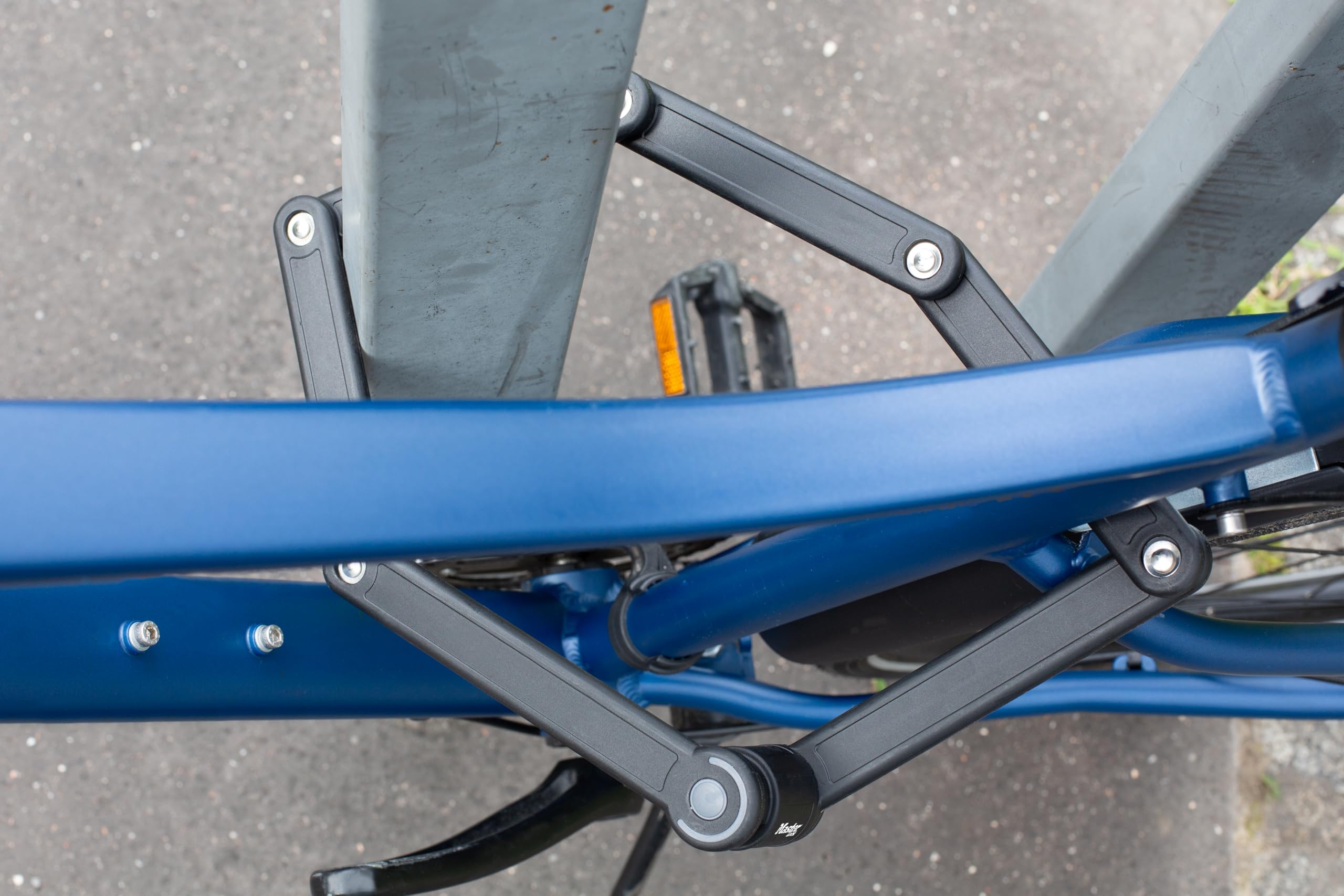 Candado plegable para bicicleta de acero endurecido de 2-3/4 pies