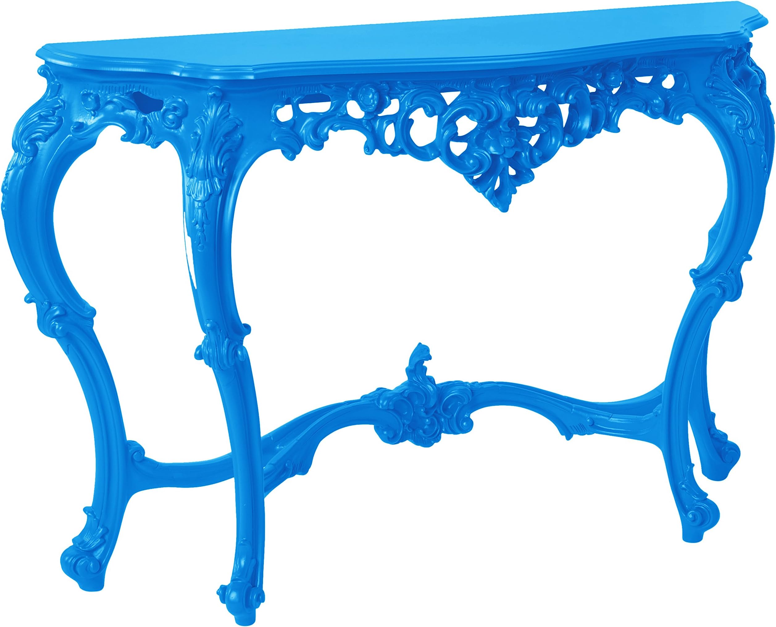 Console Table Royal Blue Finish
