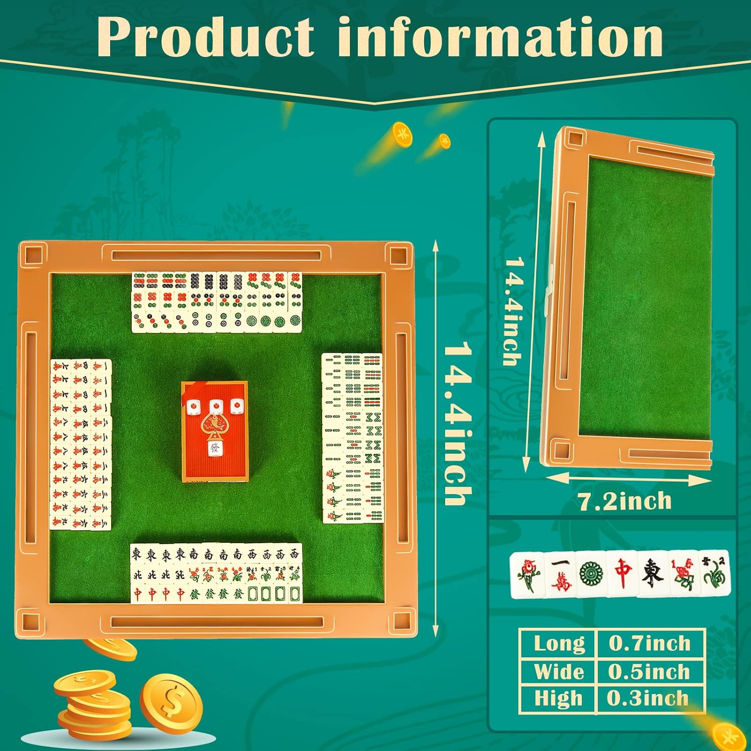Mini Travel Mahjong Set