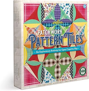 eeBoo: Patchwork Pattern Tiles, Encourages Open and Creative Play, an Ex...