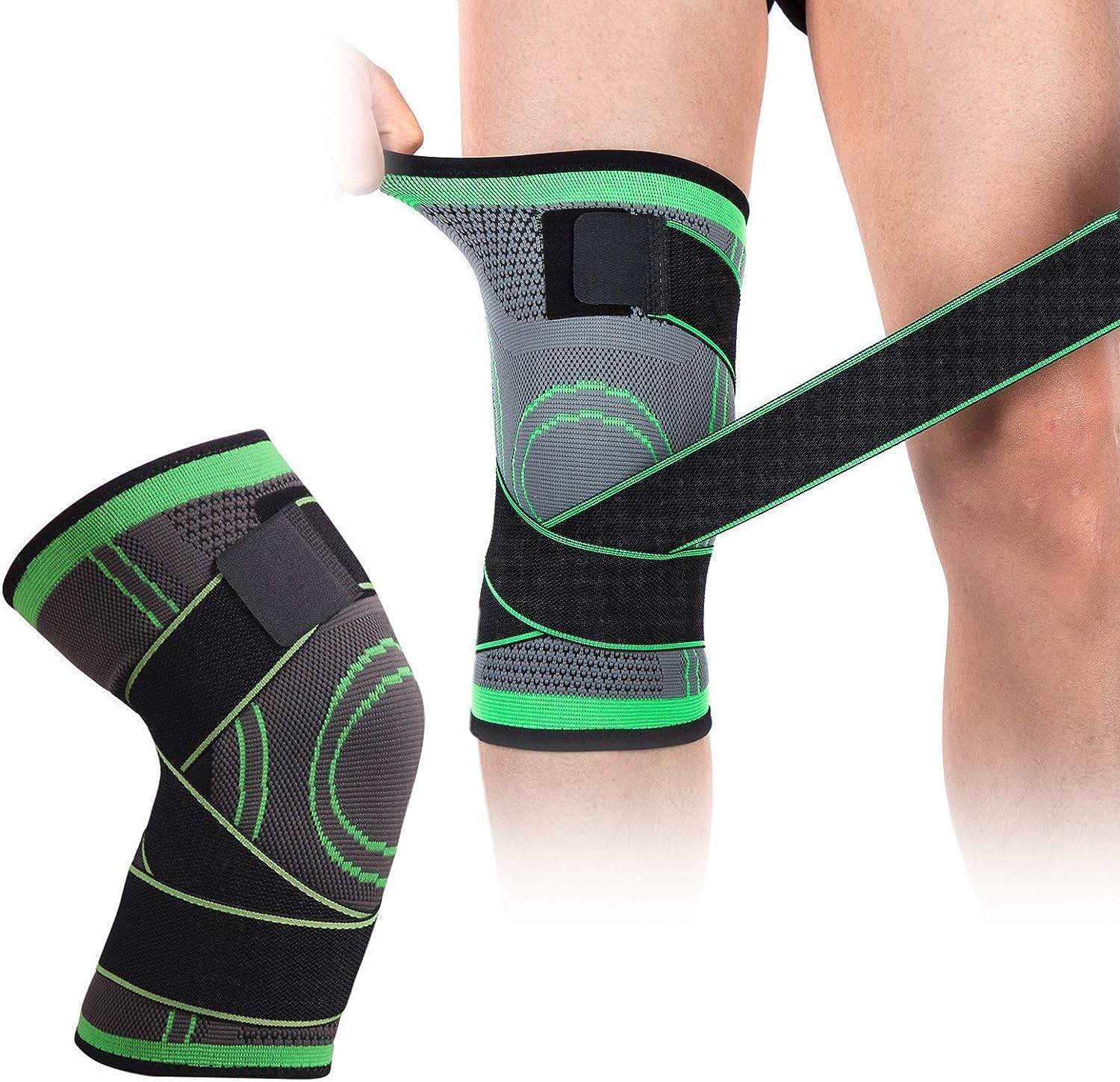 MVM Enterprise Knee Support Band for Pressure Weaving with 3D Weave Protection Against Injury Pressure Adjustable Knee Support for Men and Women