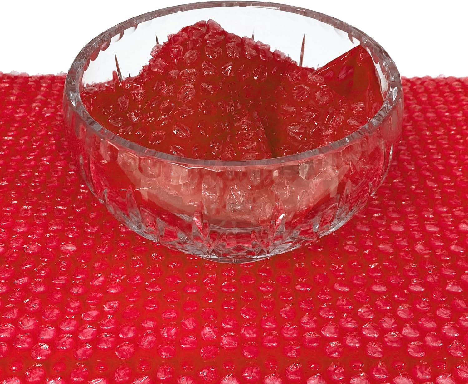 Color Bubble Protective Packaging Rolls - 3/16", 12" Wide x 175' Length, Red Colored, Bubble Cushioning Wrap For Shipping, Packing & Storage, Moving Supplies
