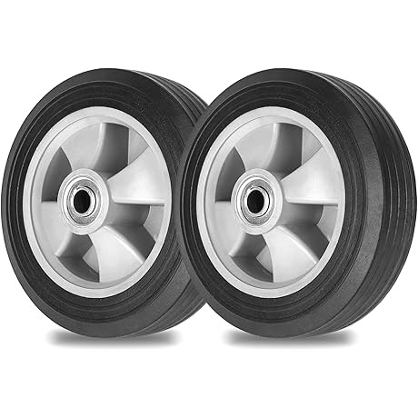AR-PRO Run-Flat Solid Rubber Replacement Tires for Smooth Rides