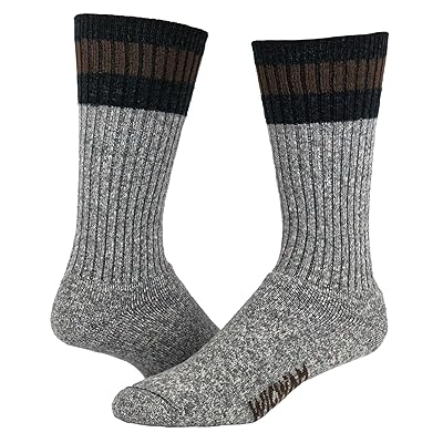 Wigwam Merino Hiker Midweight Crew Crew Cut Socks Shoes Brown