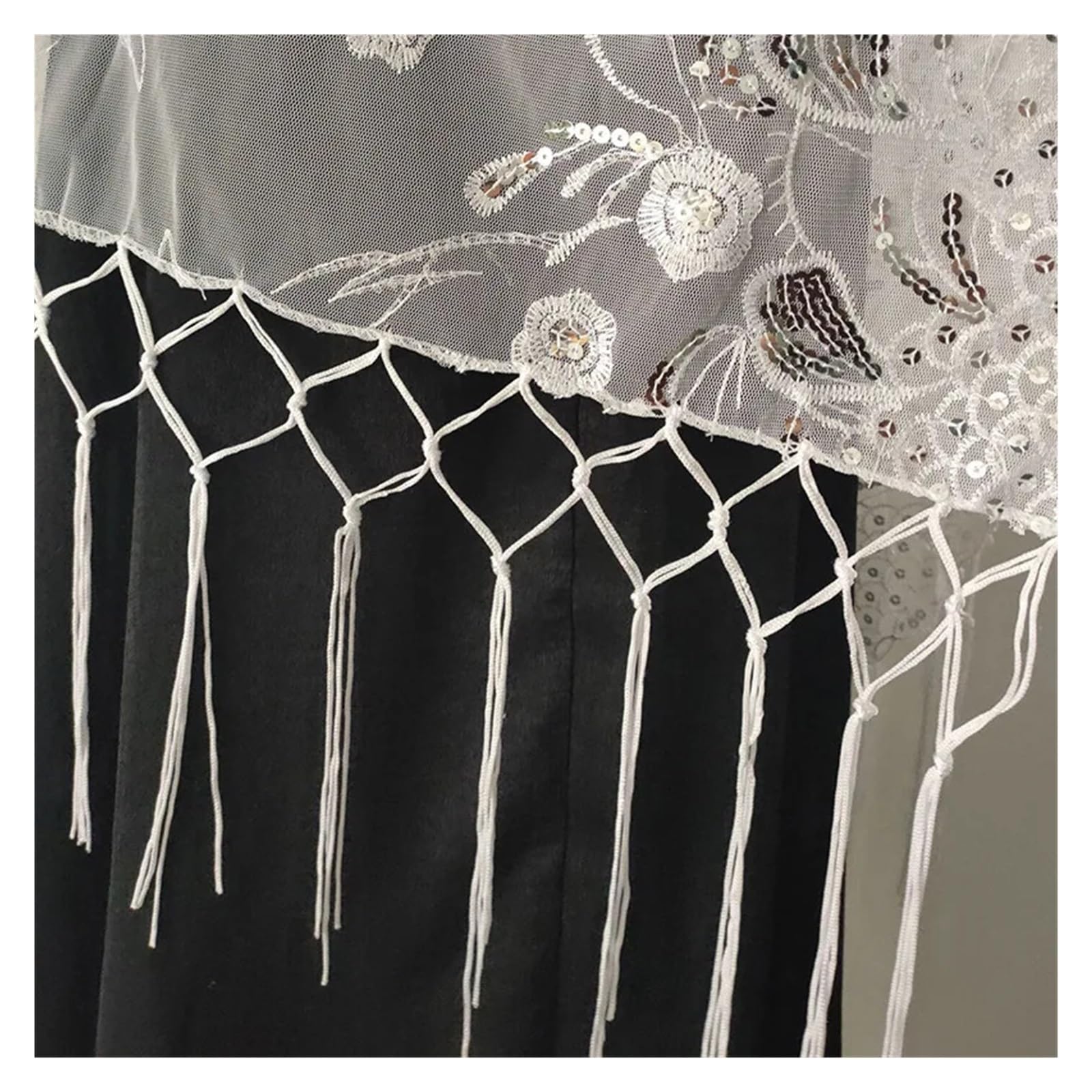 Chal de lentejuelas brillantes Capa de boda con lentejuelas, vestidos noche, chales y abrigos, chal nupcial for dama honor, bufanda for fiesta for mujer