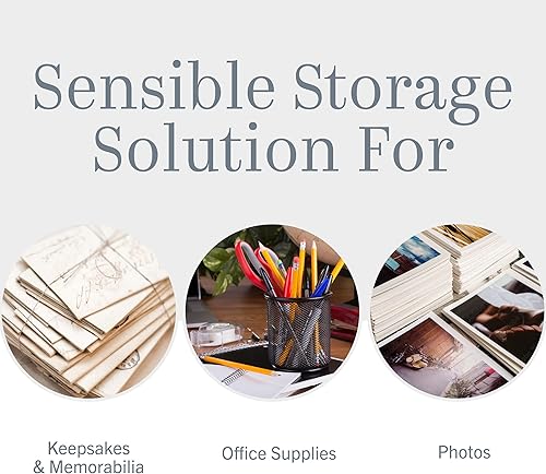 Vista 52 de Snap-N-Store Caja de almacenamiento de CD – Paquete de 1/2 – Soporte duradero para discos con tapa para almacenar discos