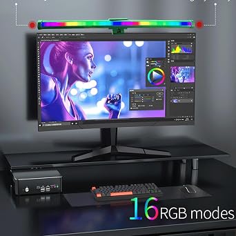 Computer Light Bar 3 Colors Adjustable Anti-Glare