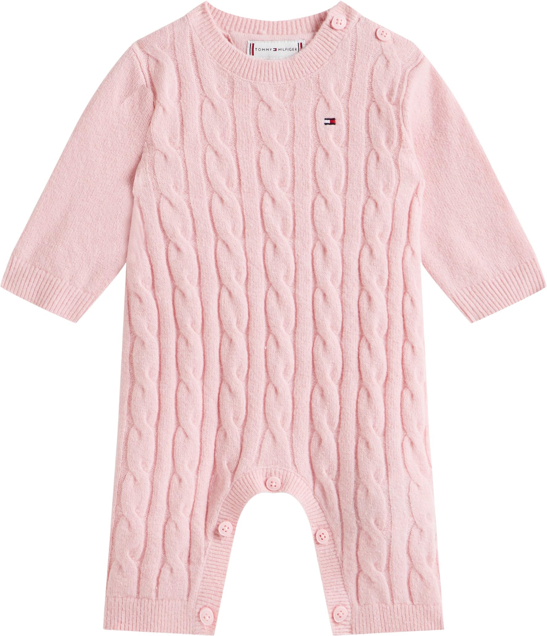 Combinaison bébé Tommy Hilfiger rose pour sorties en poussette 3 mois