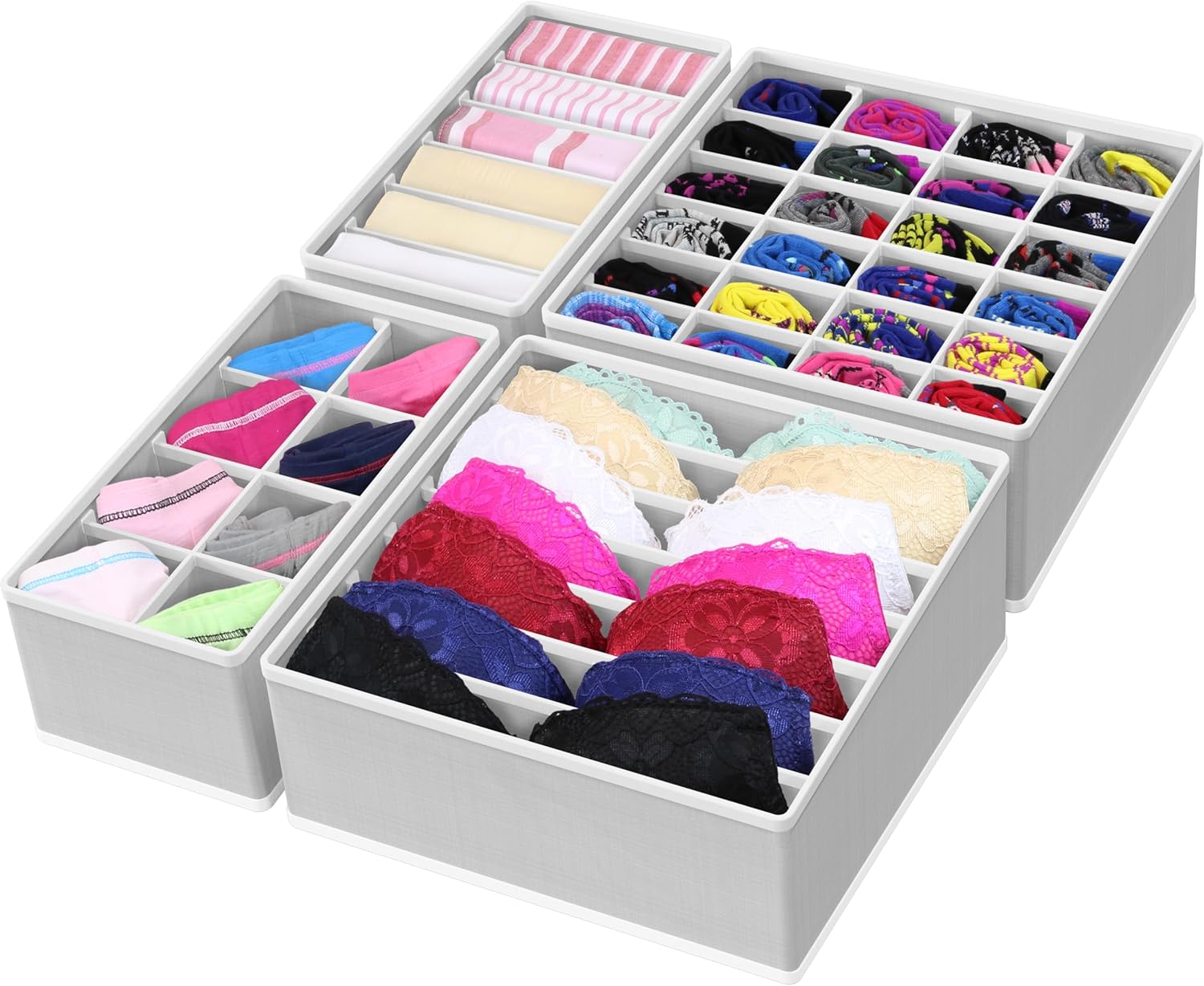 Simple Houseware 4-Pack Drawer...