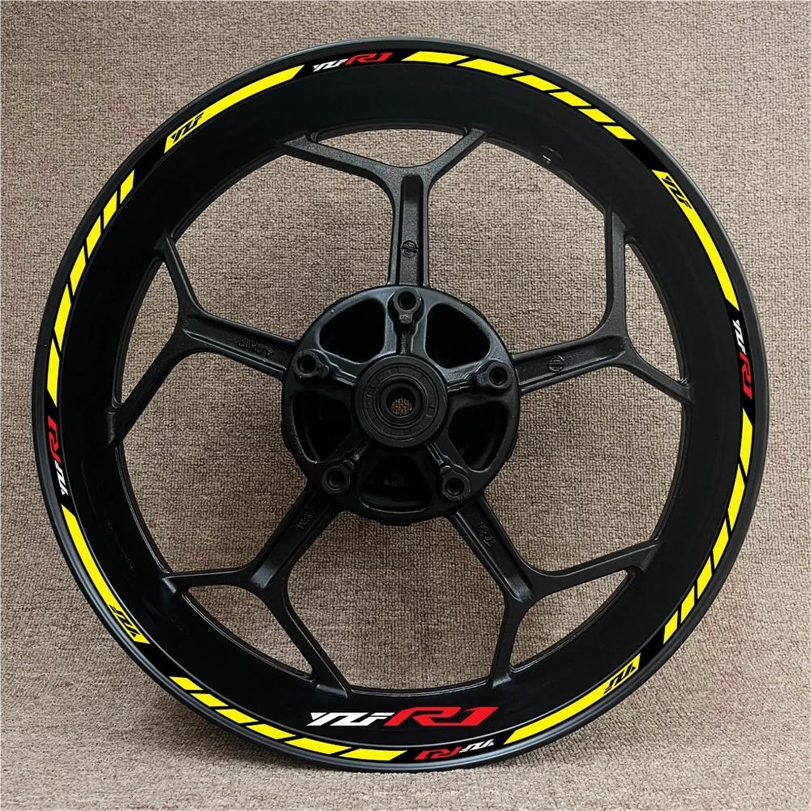 Wheel Stickers Motorcycle Wheel Stickers Rim Reflective Decal for YZFR1 YZF R1 YZF-R1 Stripe Decals Hub Sticker Rim Reflective Decal