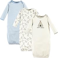 Vista 7 de Touched by Nature - Camisones unisex de algodón orgánico para bebé Margarita