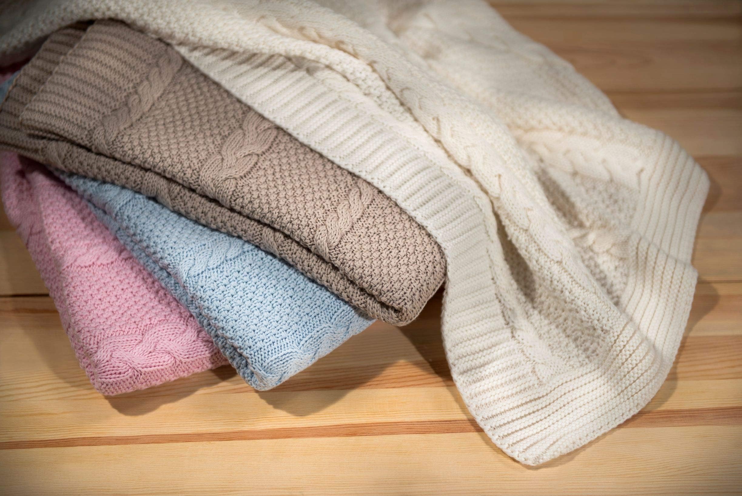 FunnababyPremium Capelli Soft Knitted Blanket, Pink