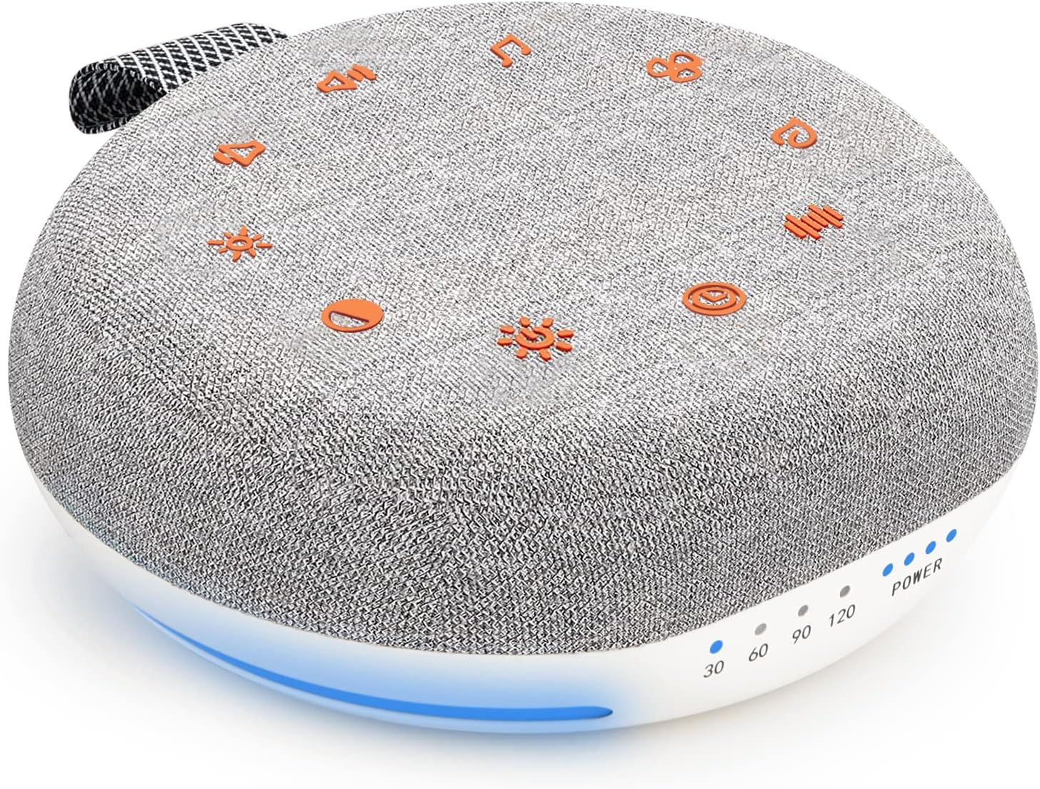 Heavtuen White Noise Machine, Sleep Sound Machine,for Sleeping,40 Non-looping Soothing Sounds,with Night Light & Breathing Light,Timer 30/60/90/120mins ,for Babies,Kids,Adults