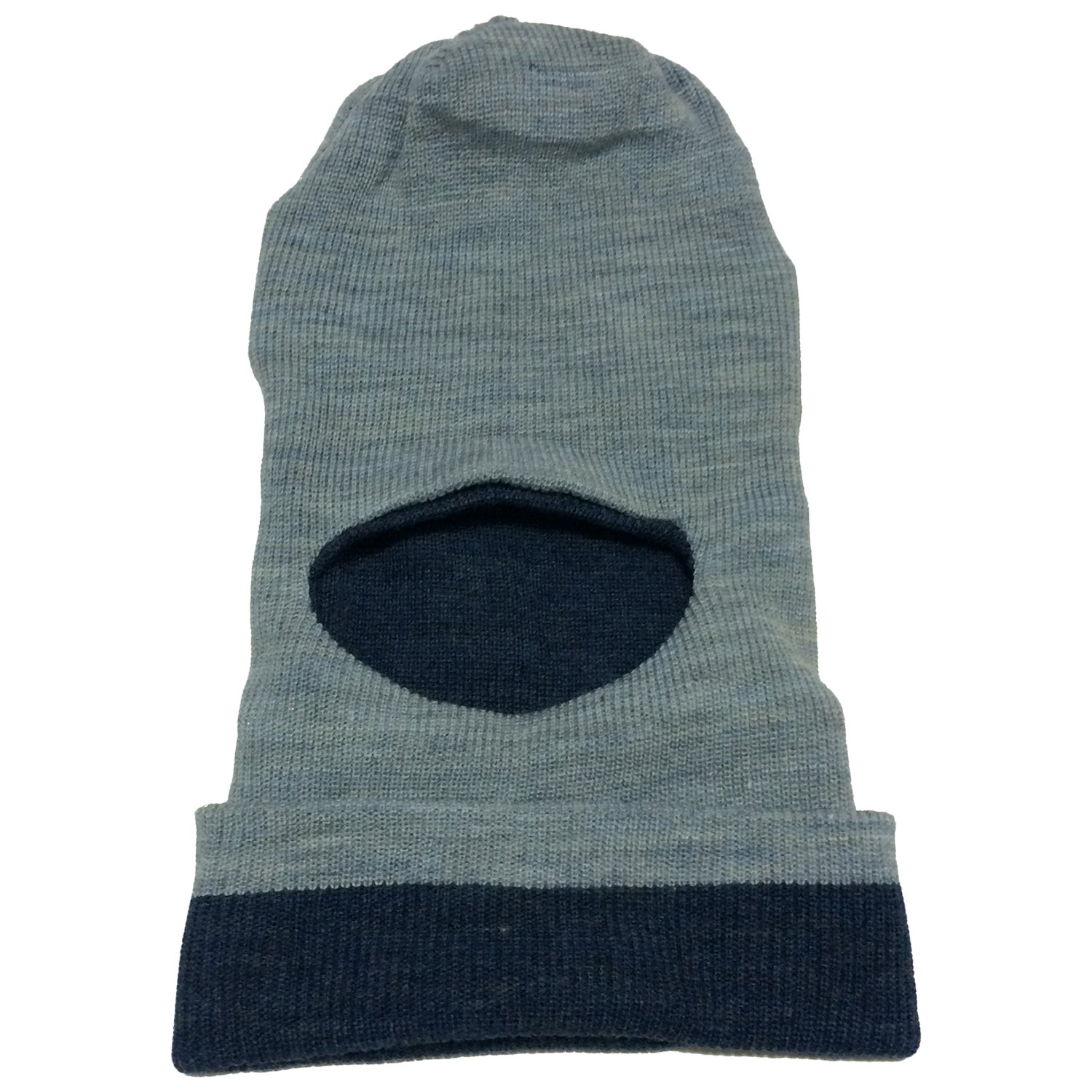 graceway Reversible Men & Women Winter Warm Acro Wool Blend Knit Solid Balaclava Cap with neck cover for cold weather, super warm, cozy, windproof (Light Sky/Navy)-picture-36