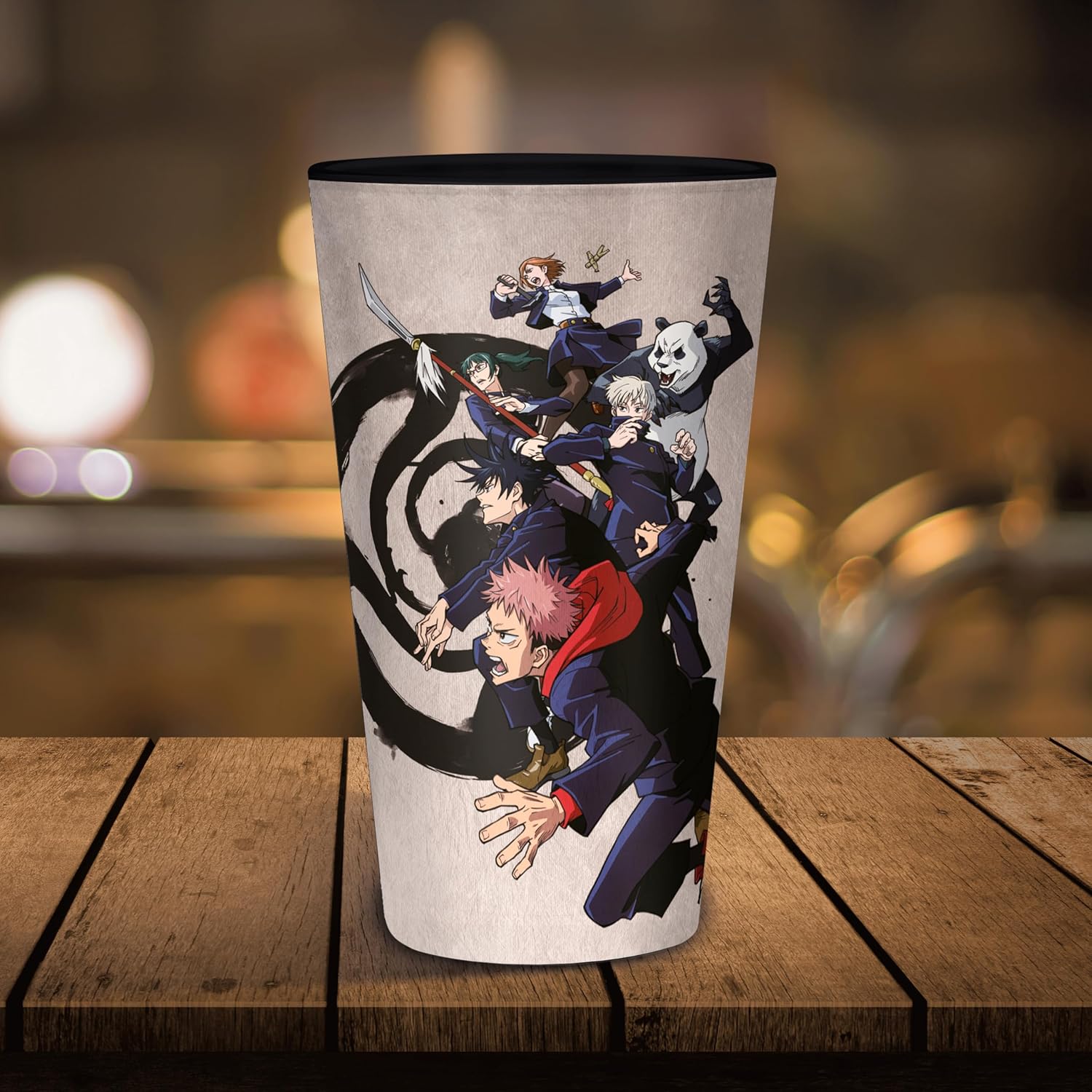 ABYSTYLE Jujutsu Kaisen Tokyo vs Kyoto 400ml Glass