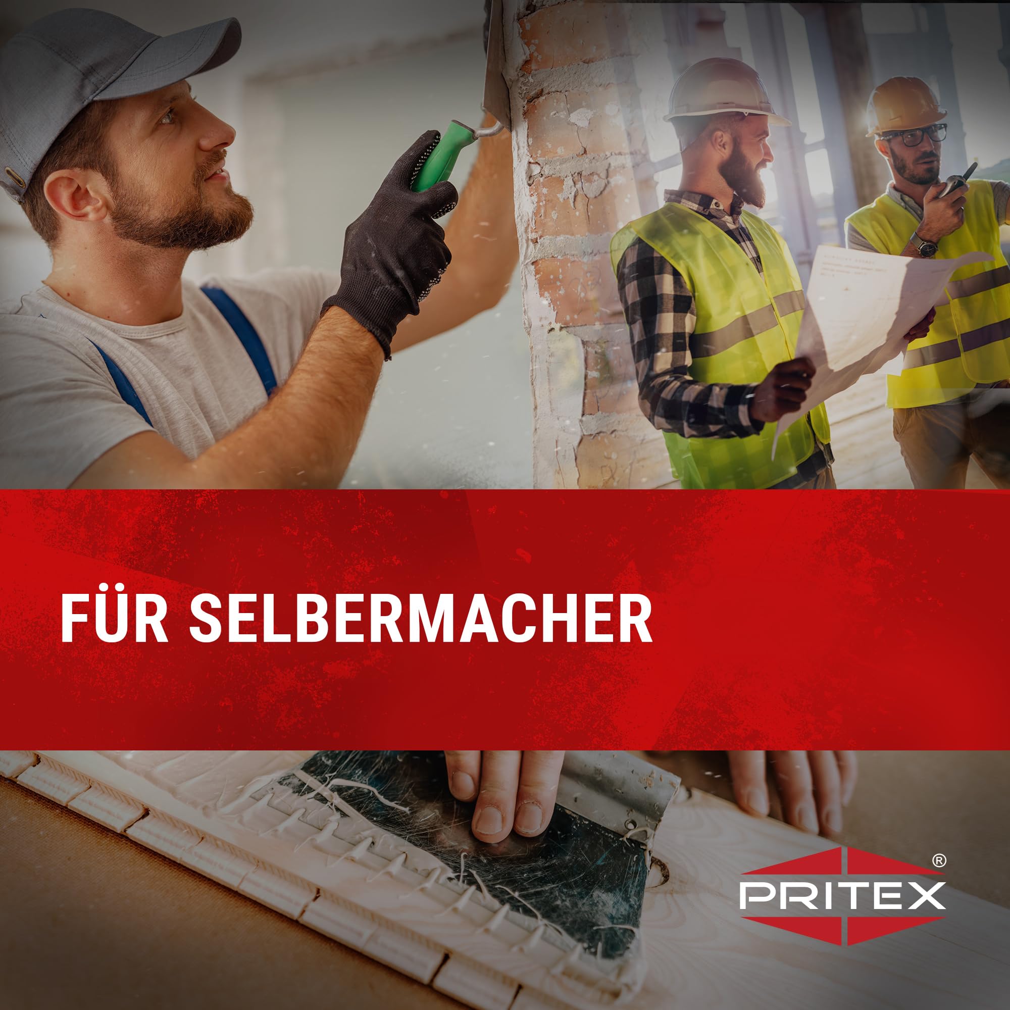 PRITEX – Sprühkleber 48x 400 ml für KFZ, Handwerk, Modellbau, DIY & Haushalt – Kleber Spray mit hoher Sofortklebekraft für Papier, Karton, Holz, Kork, Leder, Textilien, Schaumstoff, Gummi & Kunststoff