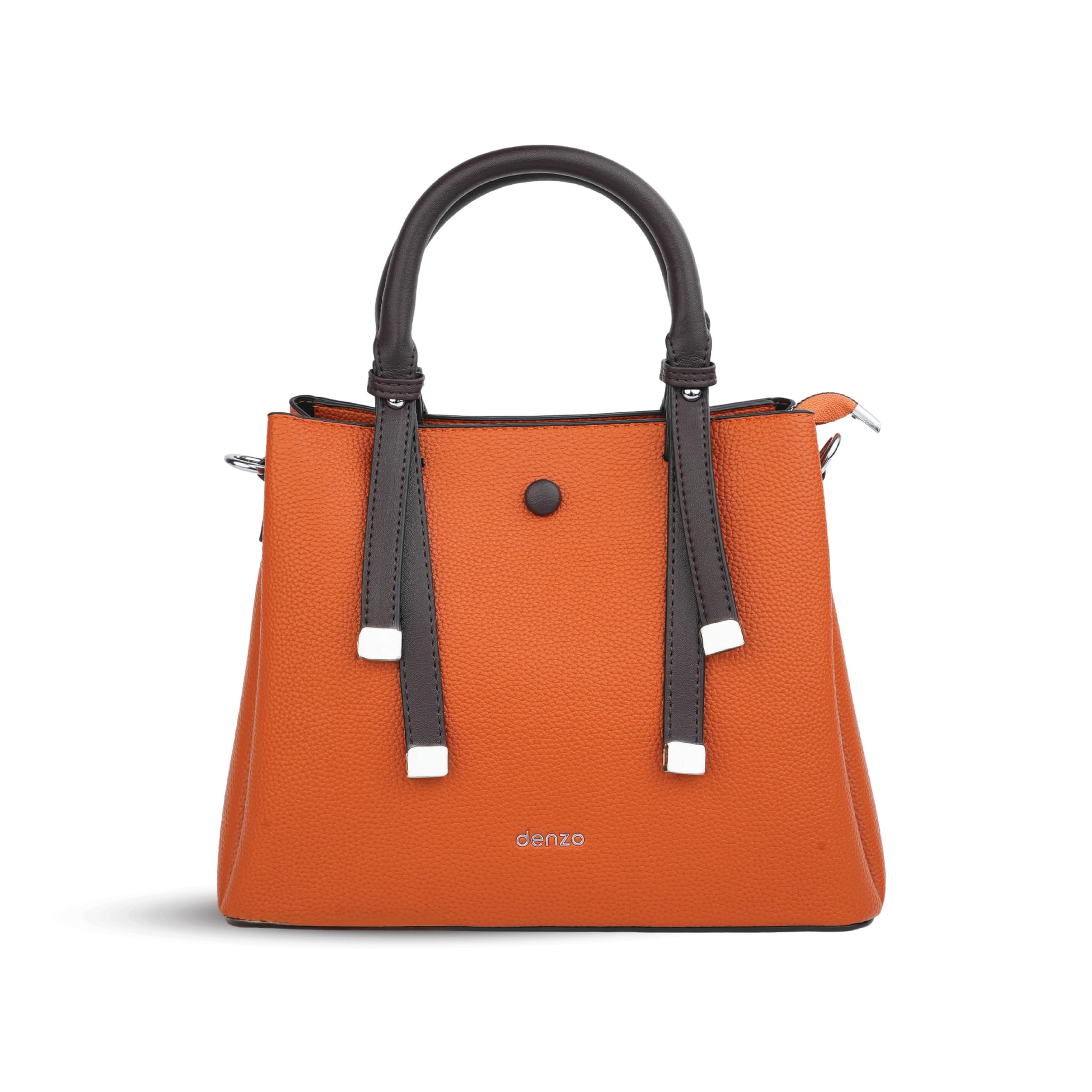 denzo Ardenza Tote Bag for Women | Premium Vegan Leather Handbag | Stylish Top Handle Purse | Compact, Lightweight & Spacious for Daily Use-picture-11