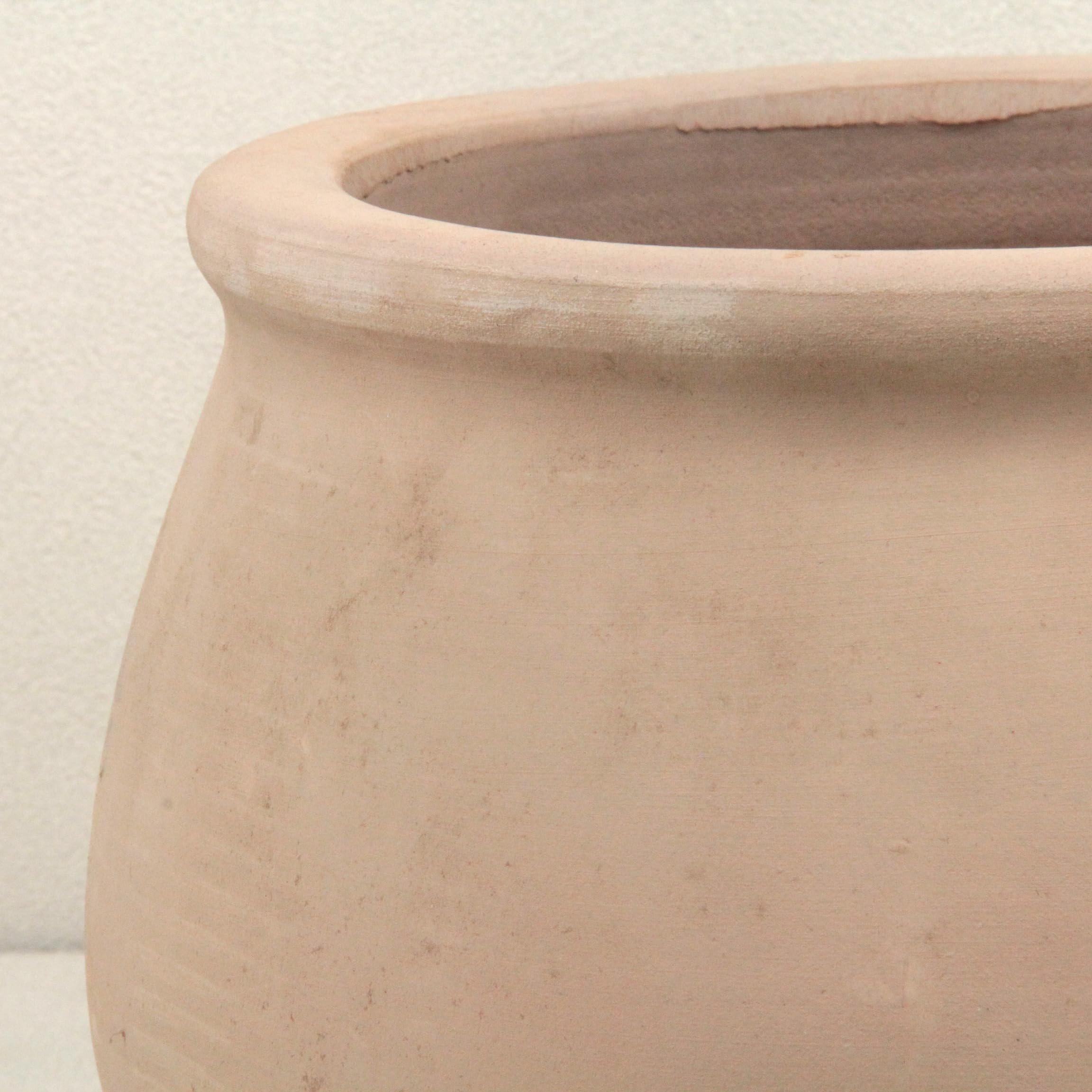 Amazon.co.jp: 植木鉢 おしゃれ 浅つぼ型 アンティーク 素焼き鉢