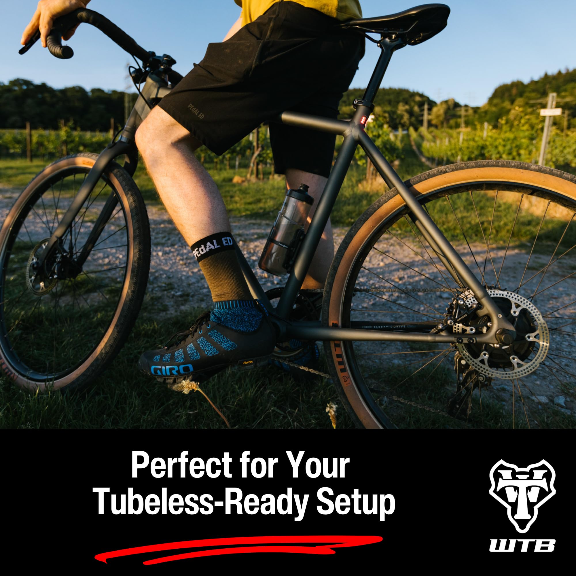 WTB Tubeless Ventilset TCS AL Orange Gr. 34mm