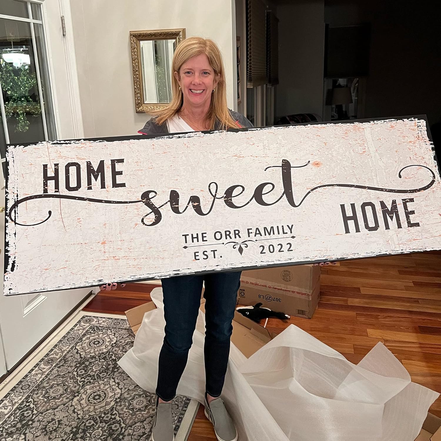 Buy Tailored Canvases Home Sweet Home Sign Large Canvas Rustic Wall
