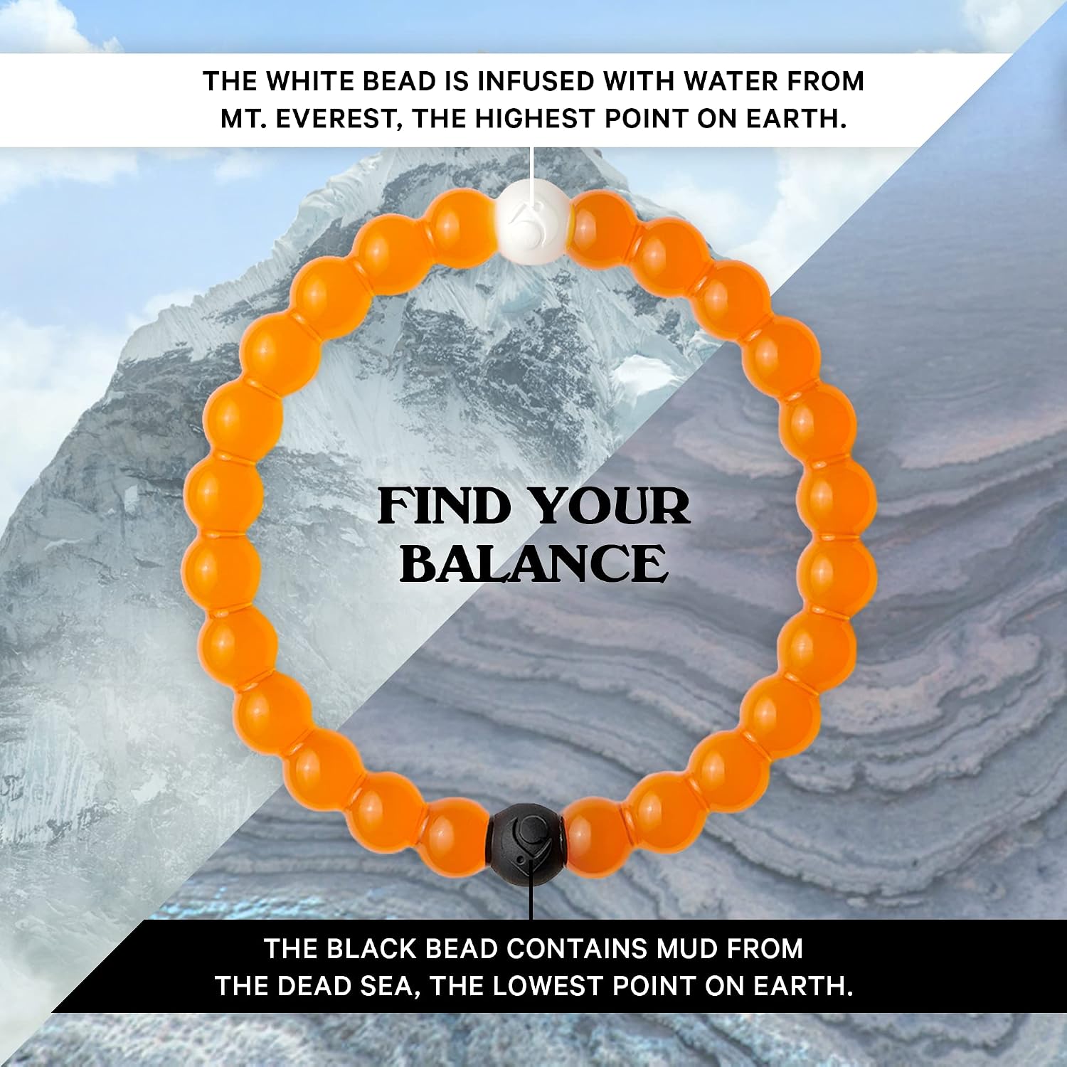 Lokai Bead Bracelets for Women & Men, The Cause Collection - Support Breast Cancer, Diabetes, Autism, & Alzheimer's Awareness - Animal Rescue, Mental Health, & Veterans Day Awareness Silicone Bracelet