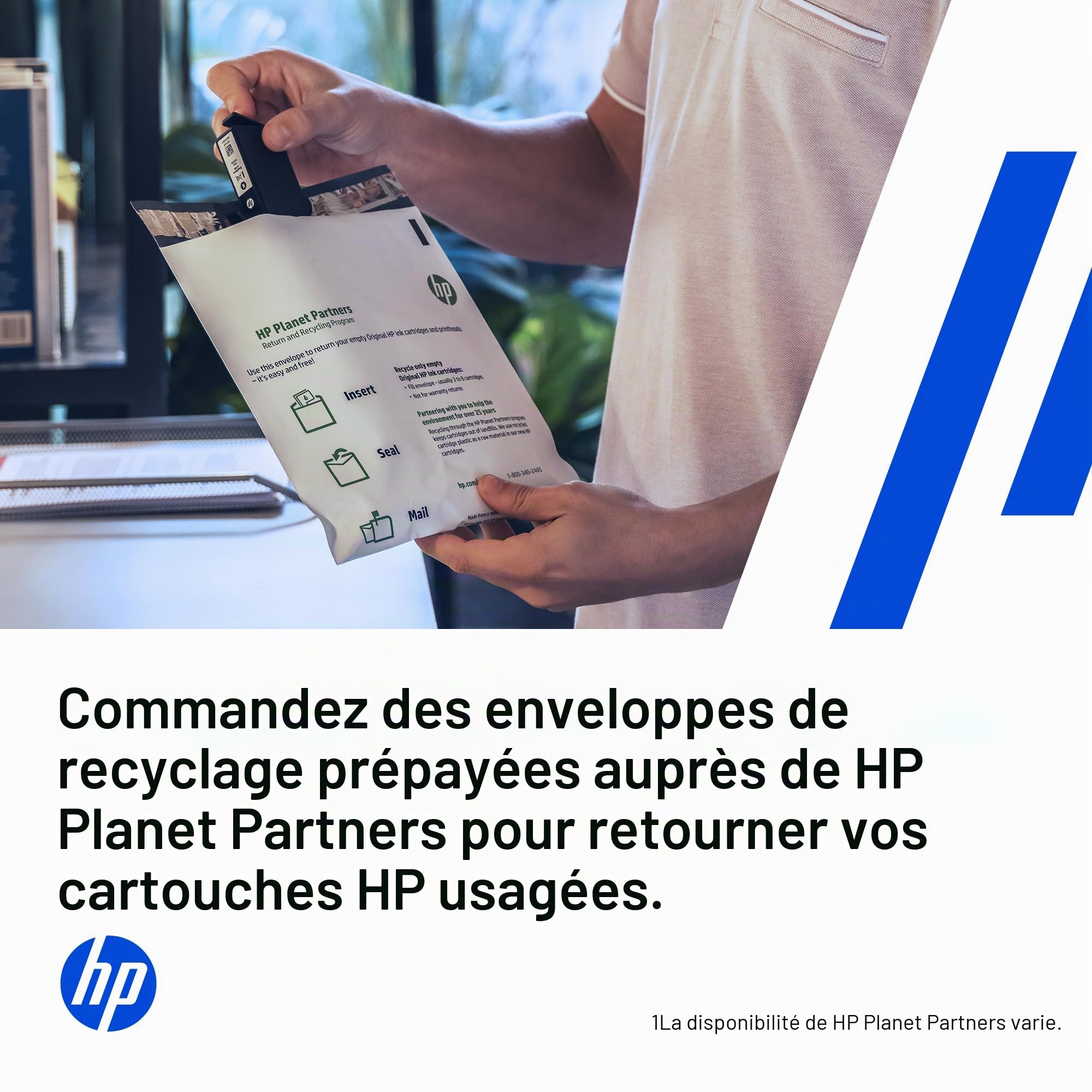 HP 68 cartouches d'encre noir/tricolore (lot de 2) | Fonctionne avec Envy 6100e, 6500e Series | 6L6S2TN | L'emballage peut varier