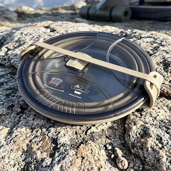 2.5L Collapsible Camping Cook Pot,Portable Cookware for Outdoor Hiking