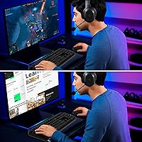 Vista 9 de Teclado y ratón inalámbricos, COOFUN lindo y colorido de 104 teclas de tamaño completo, teclados de máquina de escribir retro, teclado inalámbrico