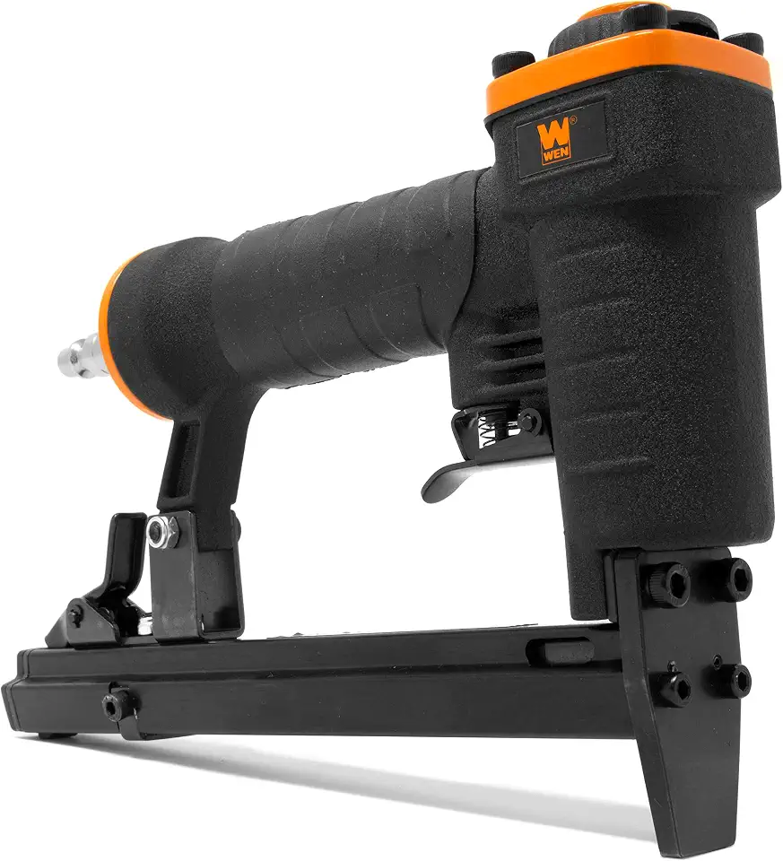 WEN Grampeador pneumático T50 61706 20 calibres 3/8 polegadas com coroa pneumática para estofados e marcenaria