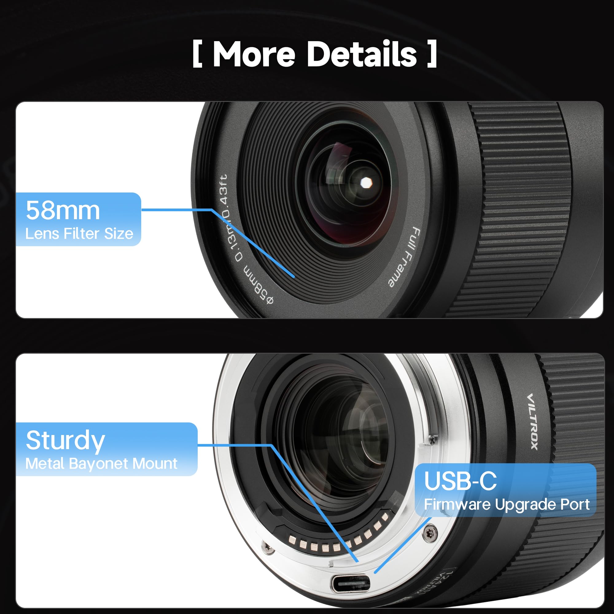 VILTROX AF 14mm F4.0 Objectif pour Plein Format Autofocus Ultra Grand Angle à focale Fixe (pour Sony FE)