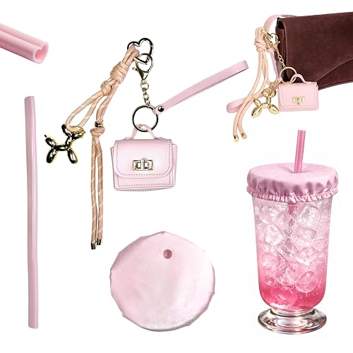 KeyChain Drink Protector for Women, Cup Covers for Drinks for