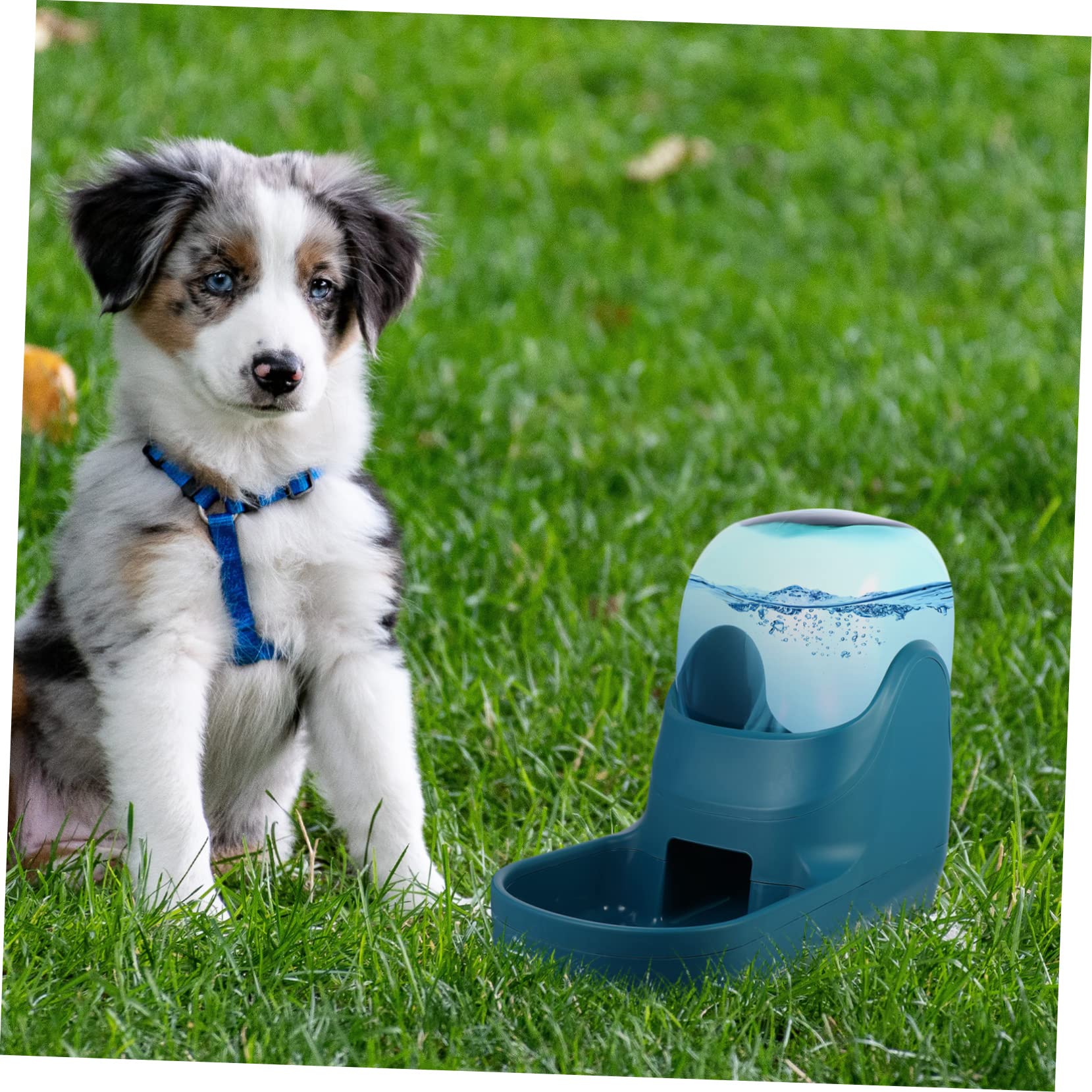 minkissy Comedero Bebedero Automático para Mascotas y Gatos, Dispensador de Agua 3.8l, Plástico Desmontable Fácil de Limpiar, Verde, Hogar