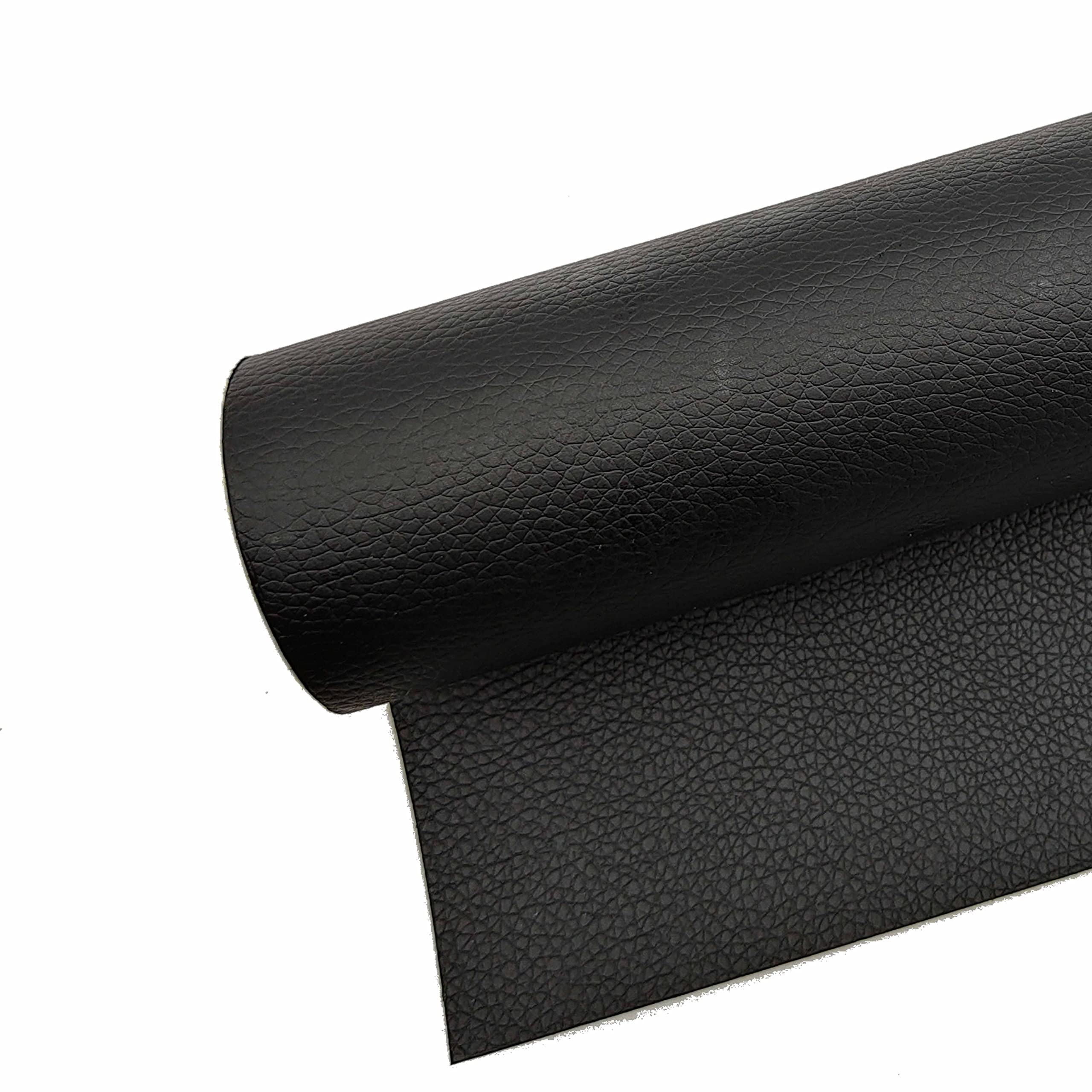 Surriba Kunstleder Selbstklebend, Kunstleder Flicken Lederpatches Eeparaturset für Ledersitz Motorrad Sitzbank Auto Leder Gaming-Stuhl 40 * 120cm Art Schwarz