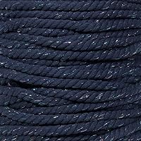 Vista 31 de Cuerda de algodón trenzado súper suave de 3 hebras (negro, 1 pulgada x 10 pies)