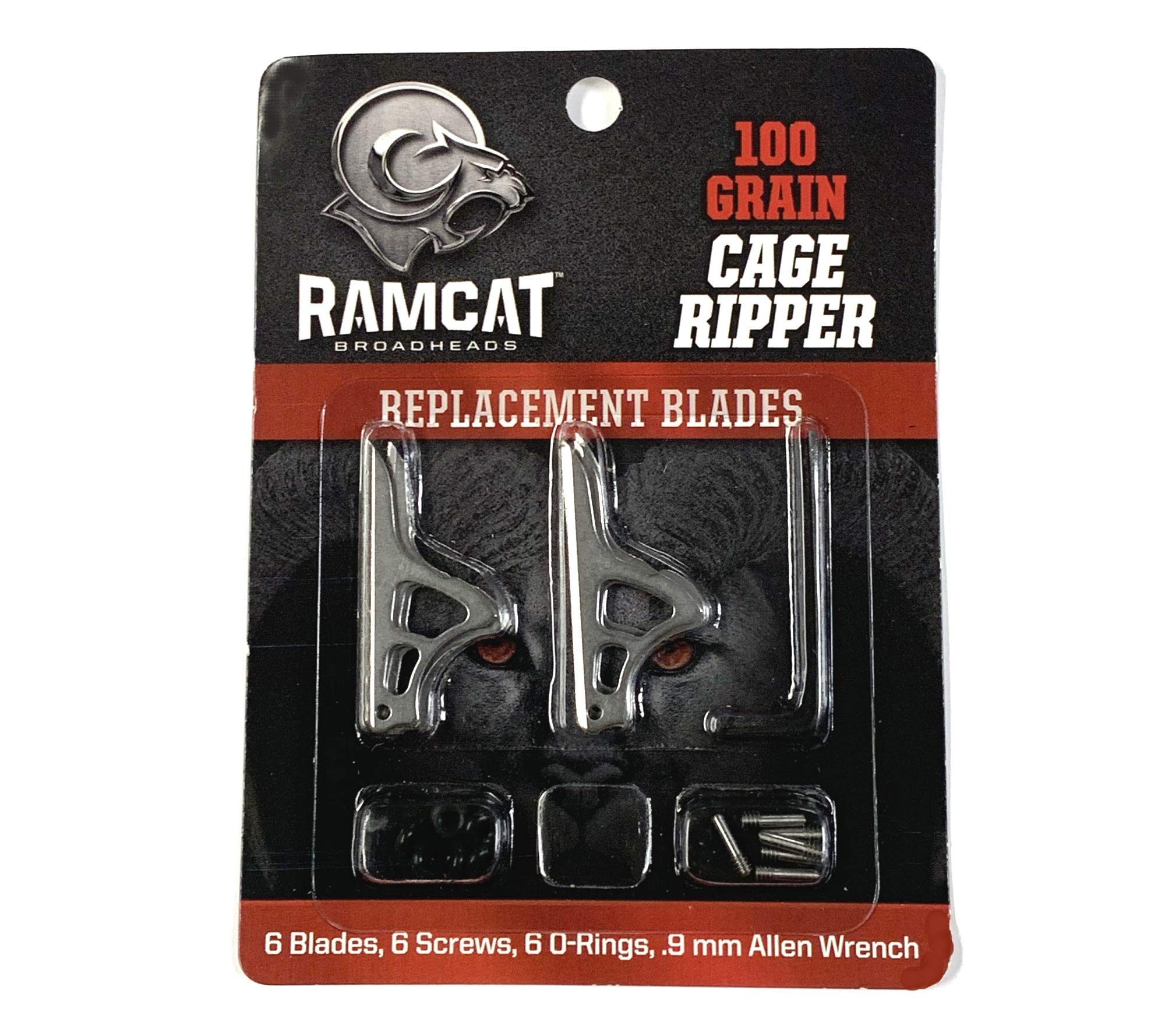RamcatCage Ripper Mechanical 100 Grain Replacement Blade kit
