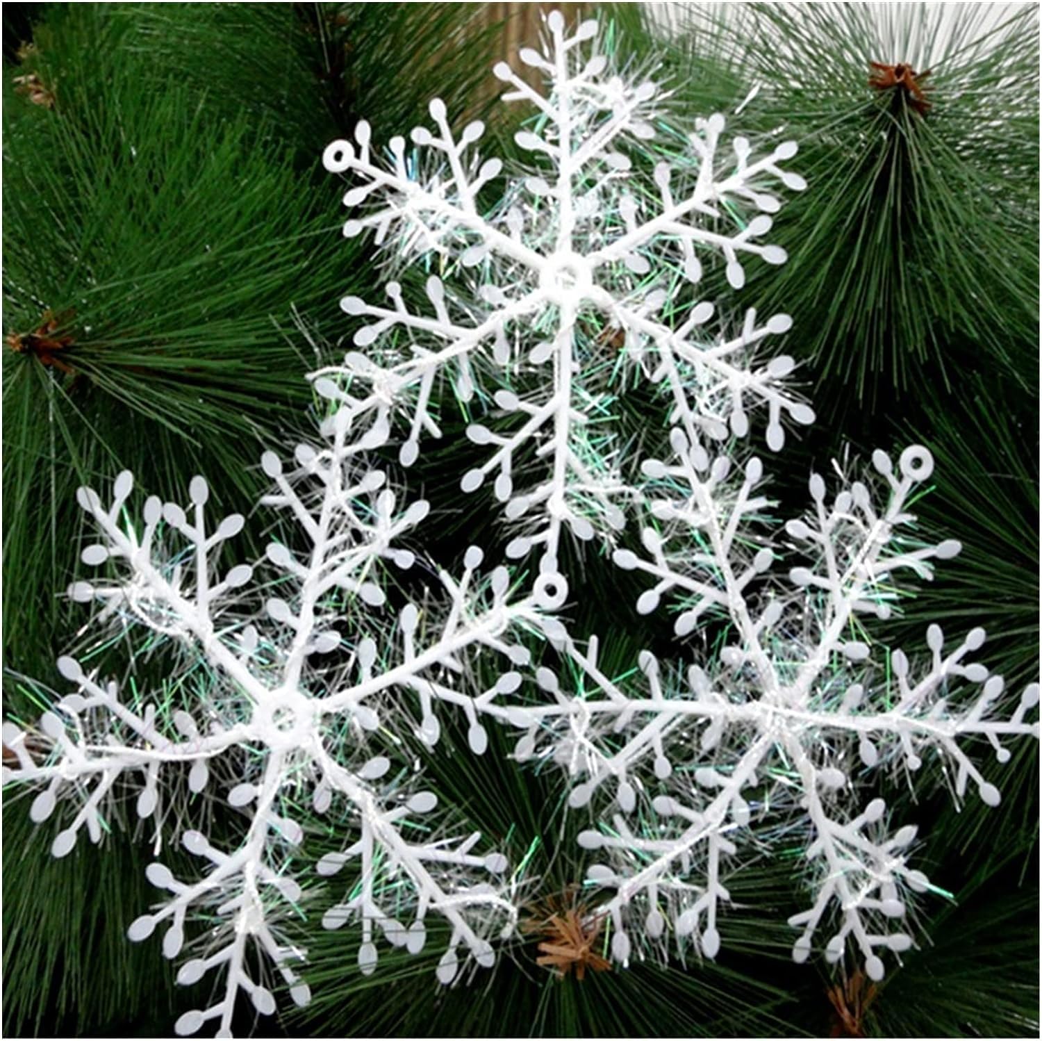 White Snowflakes for Christmas - 15 Pack -2 White Snowflakes for Christmas - 15 Pack -2
