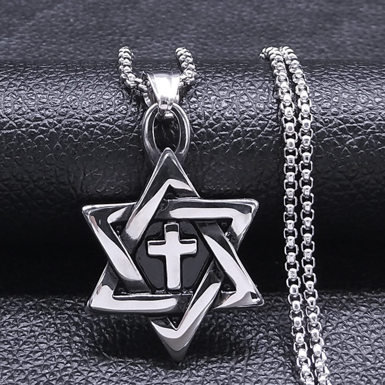 Collier Croix - Chaîne Clavicule - Cadeau Femme - Alliage - 50 Cm