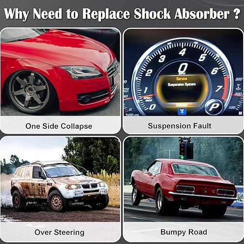 Miniatura 7 de 48530-69485 Par de amortiguadores traseros para Lexus GX470 2003-2009, para Toyota Land Cruiser J120 2002-2009