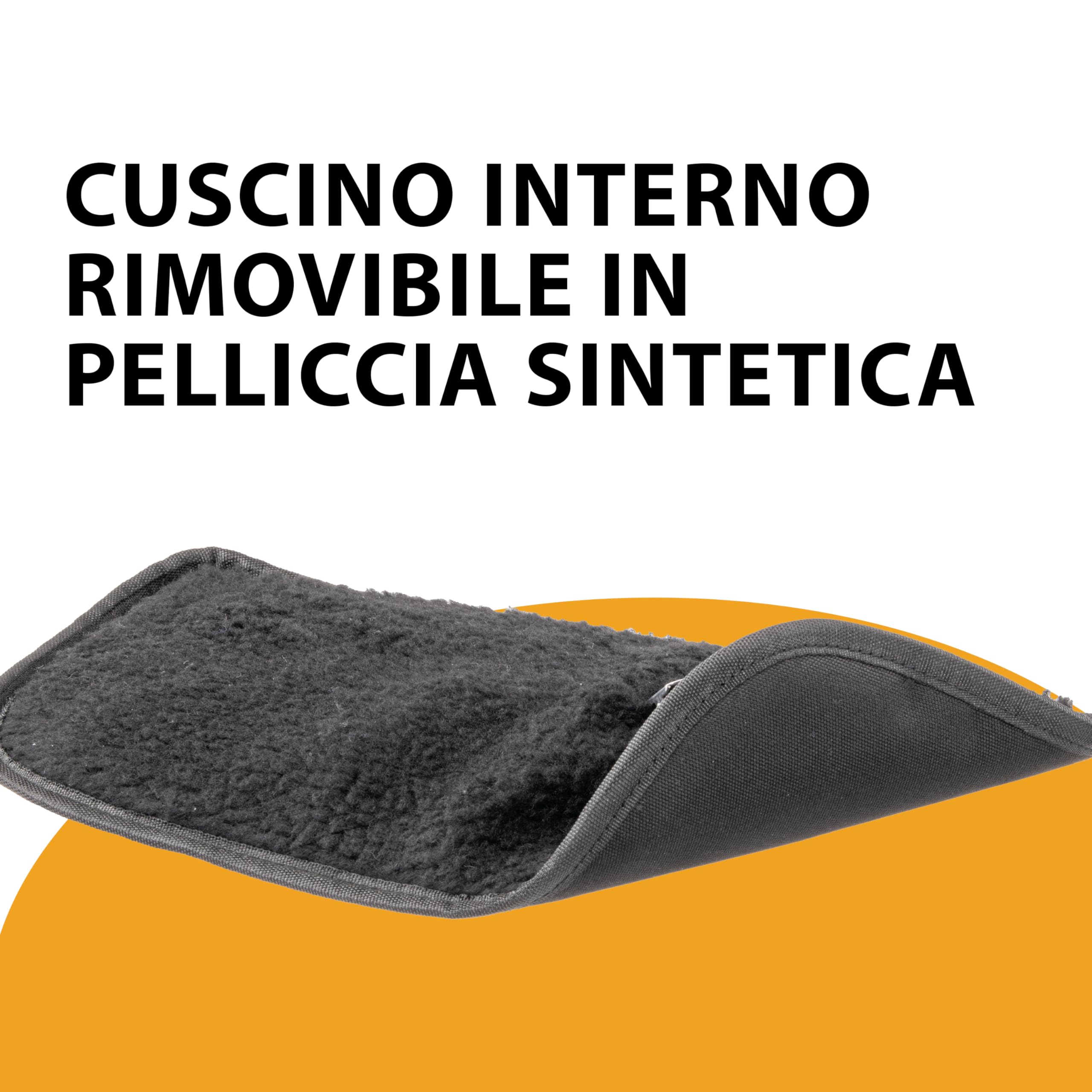 Ferplast Zaino per Cani VOYAGER BACKPACK, Trasportino Gatto, Trasportino Cani, Ampia Apertura, Cinghie Regolabili, Cinghia di Sicurezza, con Cuscino, Max 10 kg, 33x23x41H, Grigio